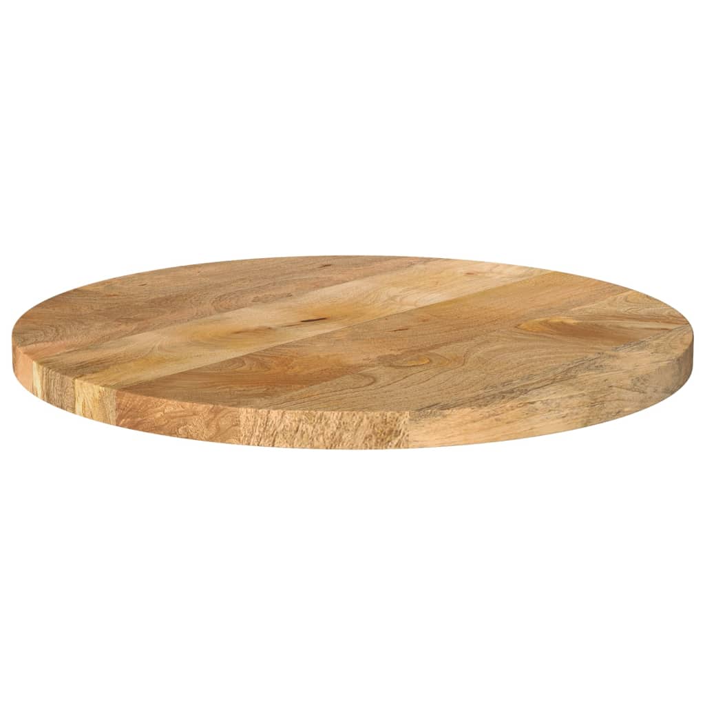vidaXL Table Top Ø 60x3.8 cm Round Solid Wood Mango