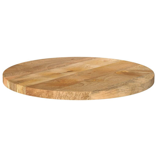 vidaXL Table Top Ø 60x3.8 cm Round Solid Wood Mango