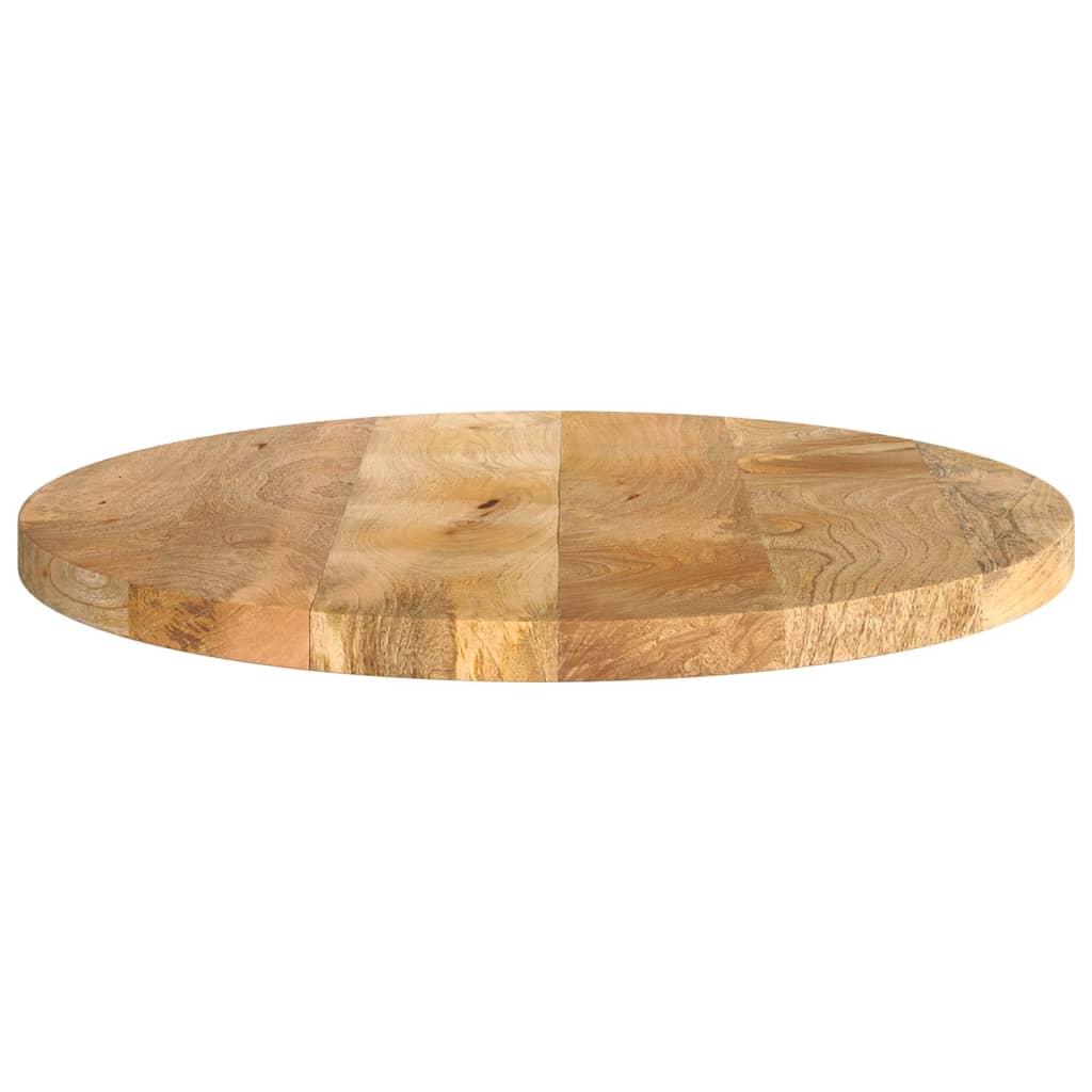 vidaXL Table Top Ø 60x3.8 cm Round Solid Wood Mango