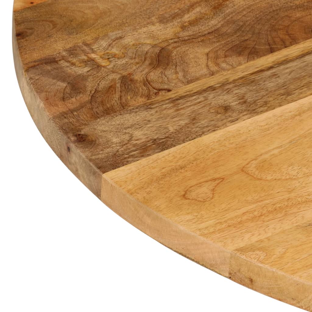 vidaXL Table Top Ø 60x3.8 cm Round Solid Wood Mango