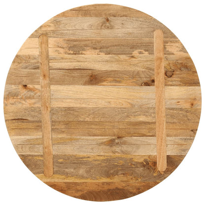 vidaXL Table Top Ø 70x2.5 cm Round Solid Wood Mango
