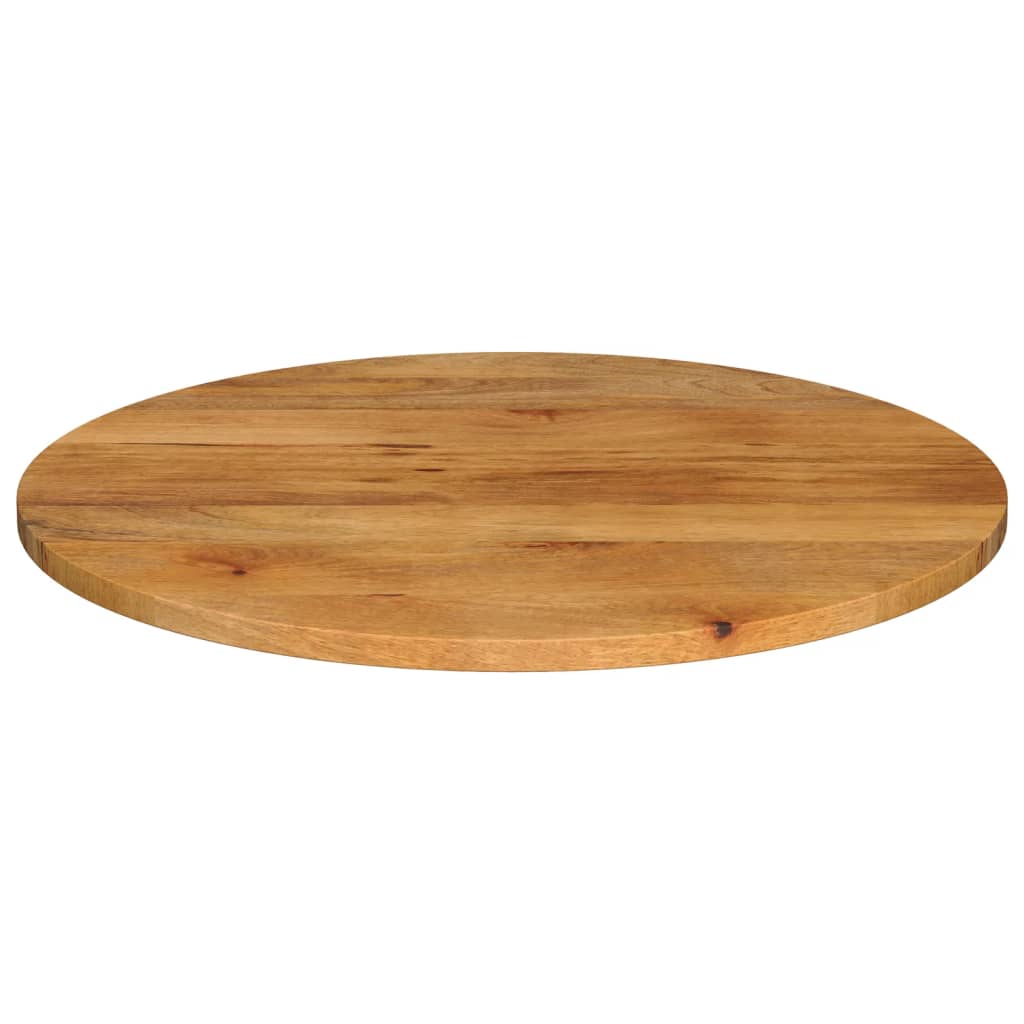 vidaXL Table Top Ø 90x2.5 cm Round Solid Wood Mango