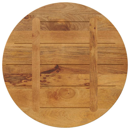 vidaXL Table Top Ø 90x2.5 cm Round Solid Wood Mango