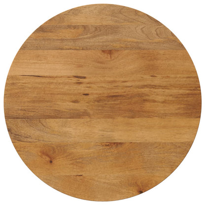 vidaXL Table Top Ø 90x3.8 cm Round Solid Wood Mango