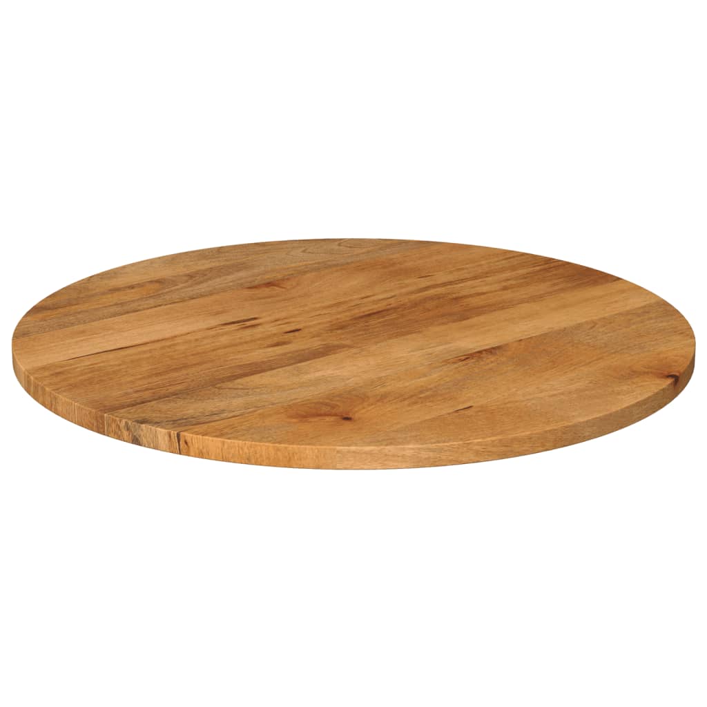 vidaXL Table Top Ø 90x3.8 cm Round Solid Wood Mango