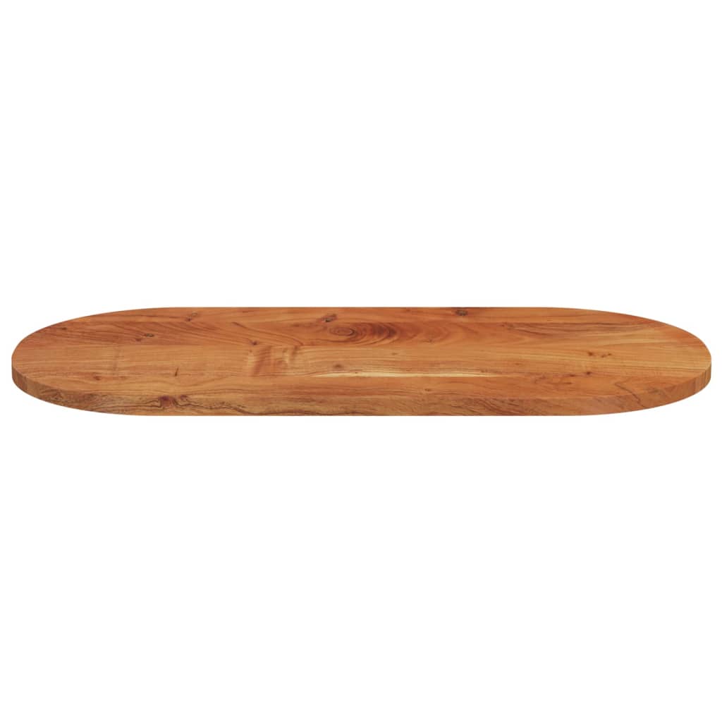 vidaXL Table Top 100x50x3.8 cm Oval Solid Wood Acacia