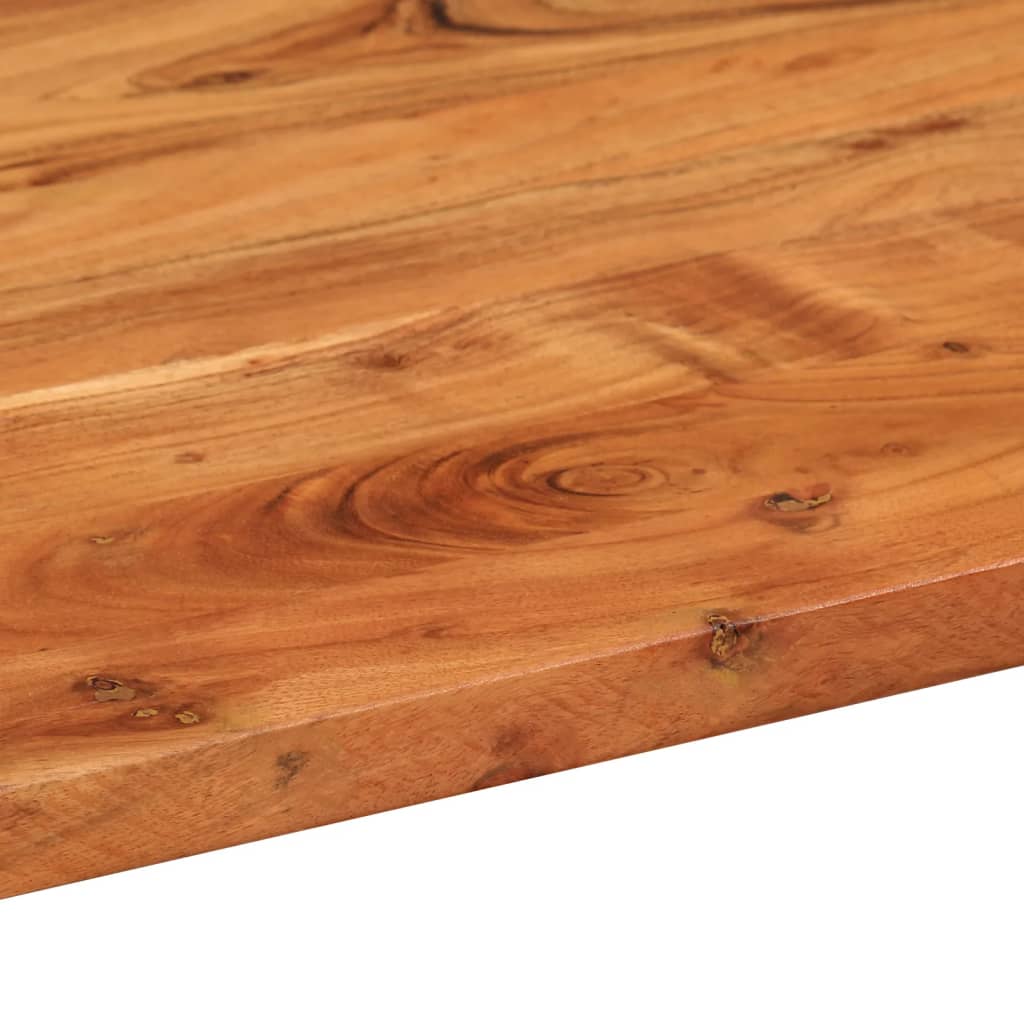 vidaXL Table Top 120x60x3.8 cm Oval Solid Wood Acacia
