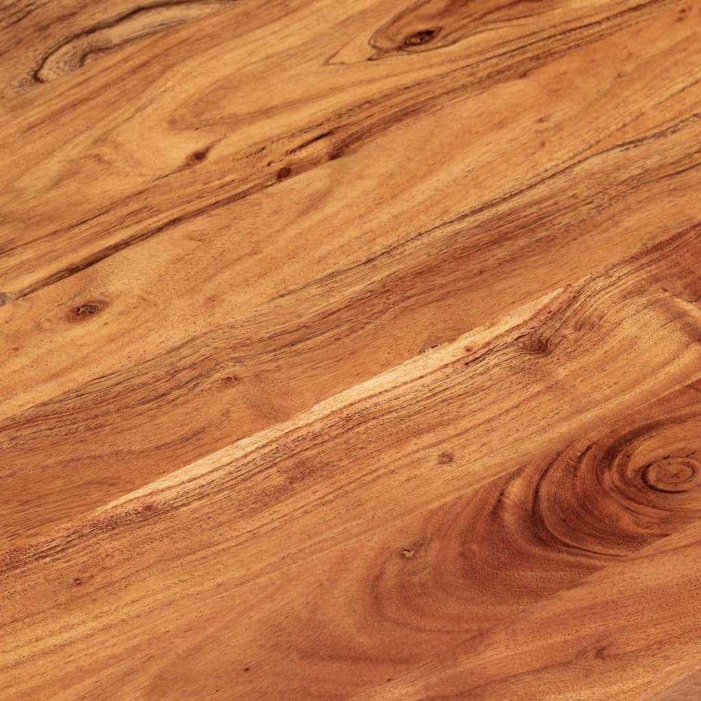 vidaXL Table Top 120x60x3.8 cm Oval Solid Wood Acacia
