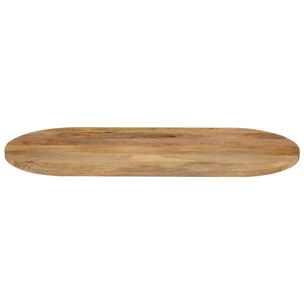 vidaXL Table Top 100x40x3.8 cm Oval Solid Wood Mango