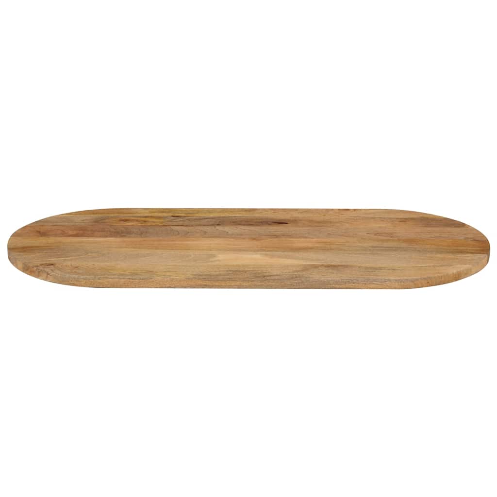 vidaXL Table Top 100x50x3.8 cm Oval Solid Wood Mango