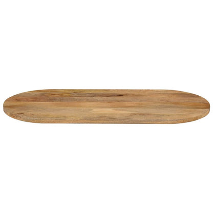 vidaXL Table Top 100x50x3.8 cm Oval Solid Wood Mango