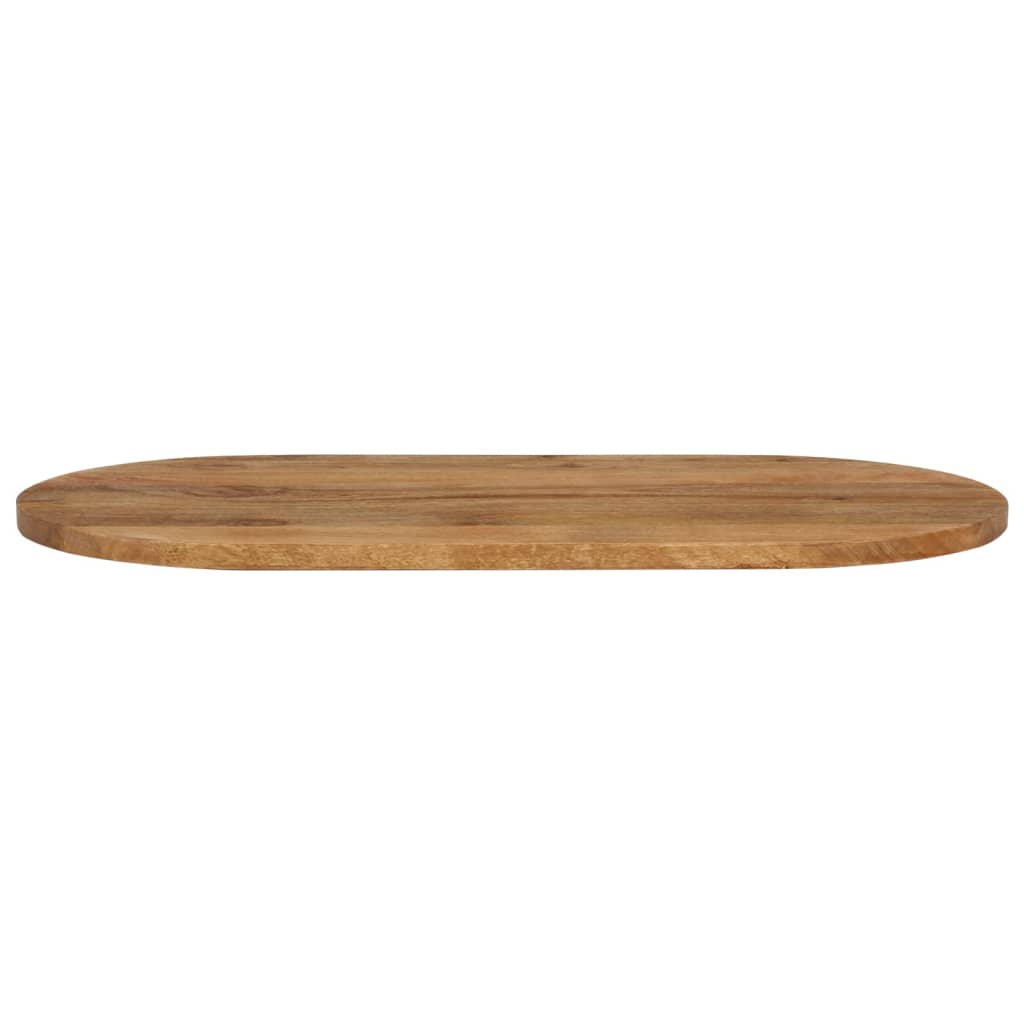 vidaXL Table Top 140x50x2.5 cm Oval Solid Wood Mango