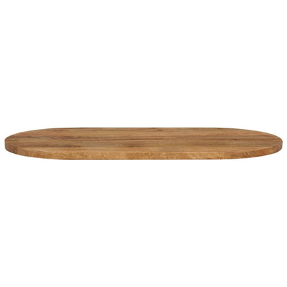 vidaXL Table Top 140x50x2.5 cm Oval Solid Wood Mango