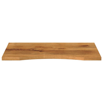 vidaXL Desk Top with Curve 80x60x2.5 cm Solid Wood Rough Mango