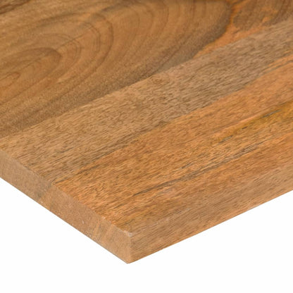 vidaXL Desk Top with Curve 80x60x2.5 cm Solid Wood Rough Mango
