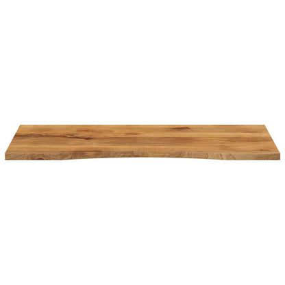 vidaXL Desk Top with Curve 140x60x2,5 cm Solid Wood Rough Mango