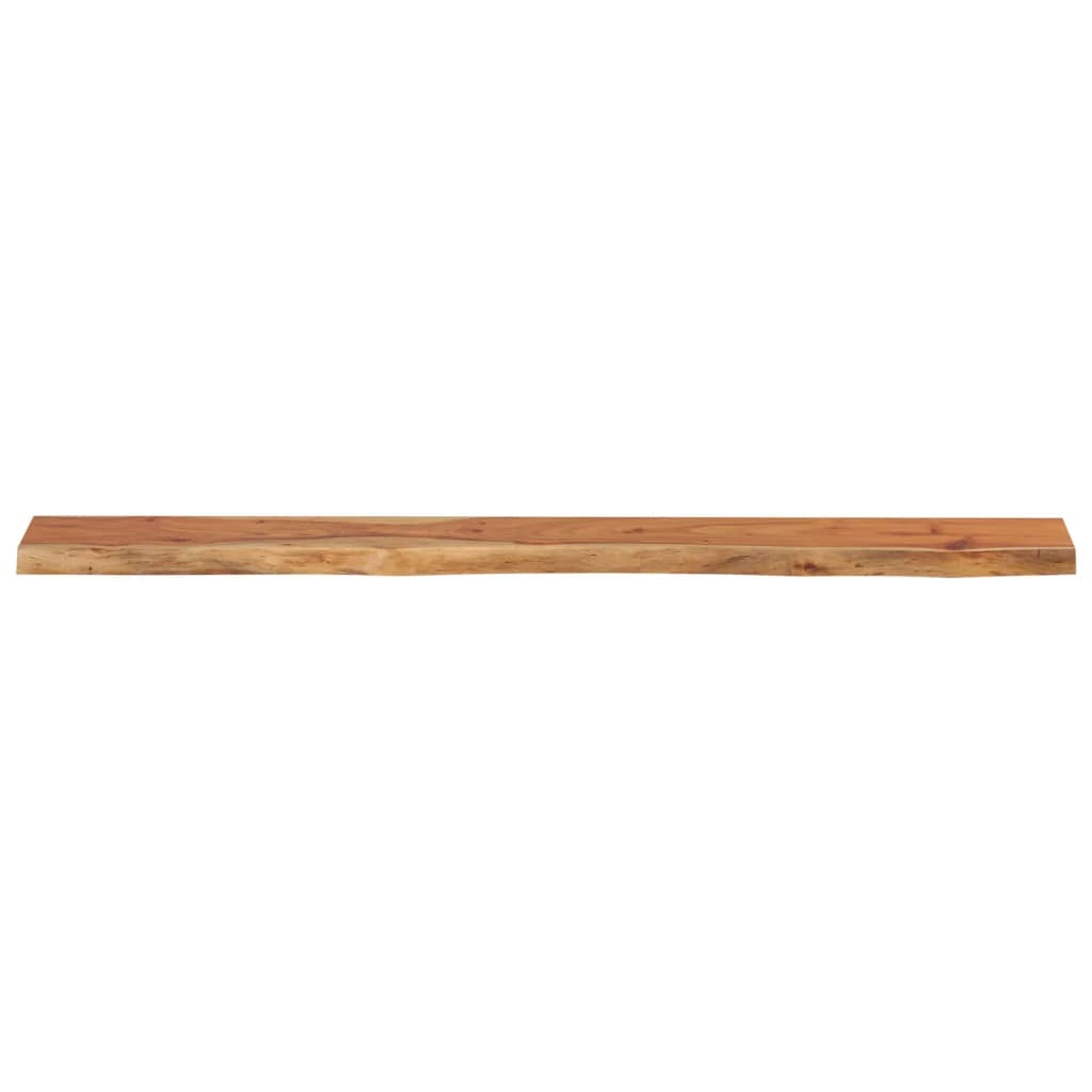 vidaXL Wall Shelf 140x20x2.5 cm Rectangular Solid Wood Acacia Live Edge