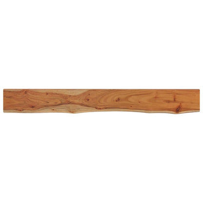 vidaXL Wall Shelf 160x20x2.5 cm Rectangular Solid Wood Acacia Live Edge