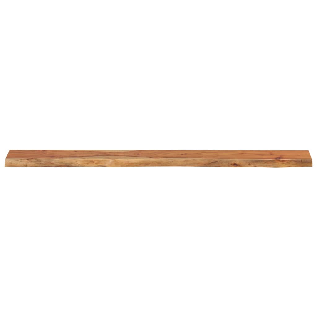 vidaXL Wall Shelf 160x20x2.5 cm Rectangular Solid Wood Acacia Live Edge