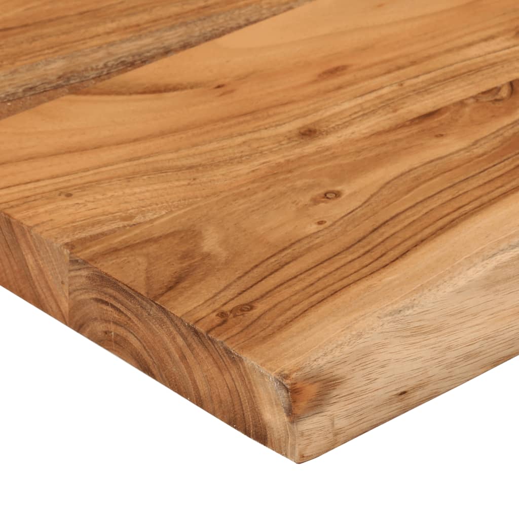 vidaXL Wall Shelf 40x30x2.5 cm Rectangular Solid Wood Acacia Live Edge