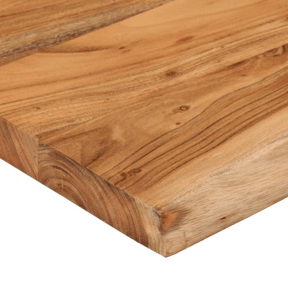 vidaXL Wall Shelf 40x30x2.5 cm Rectangular Solid Wood Acacia Live Edge