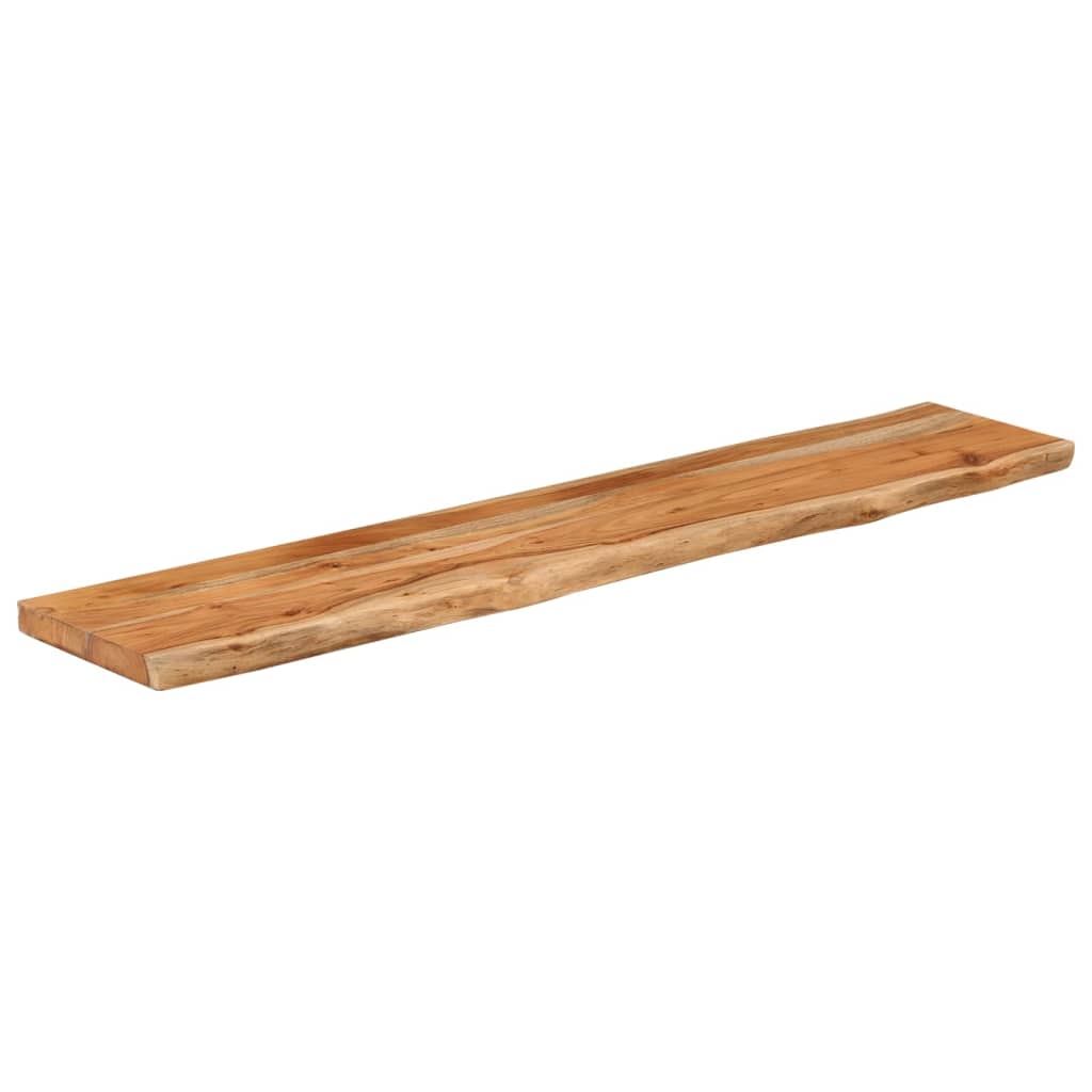 vidaXL Table Top 160x30x2,5 cm Rectangular Solid Wood Acacia Live Edge