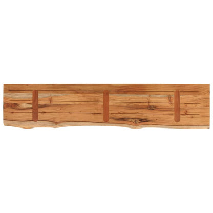 vidaXL Table Top 160x30x2,5 cm Rectangular Solid Wood Acacia Live Edge