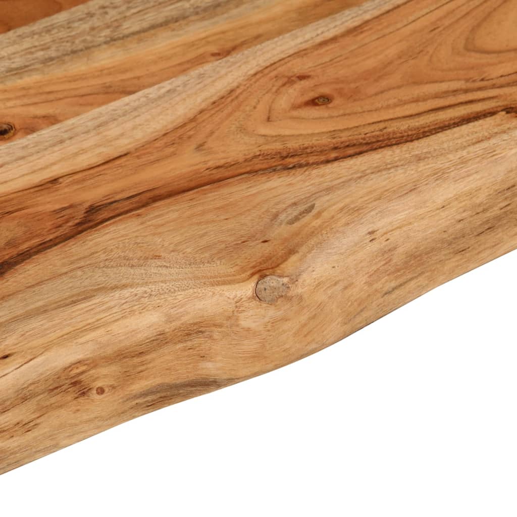 vidaXL Table Top 160x30x2,5 cm Rectangular Solid Wood Acacia Live Edge