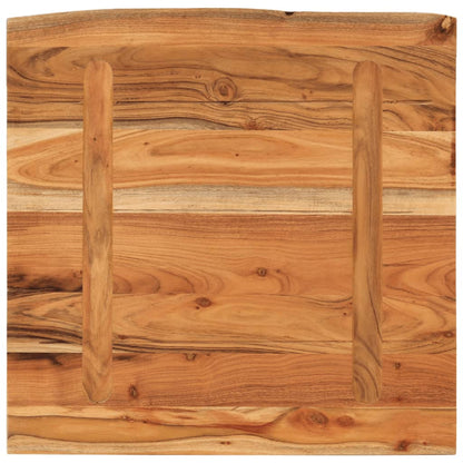 vidaXL Wall Shelf 40x40x2.5 cm Square Solid Wood Acacia Live Edge