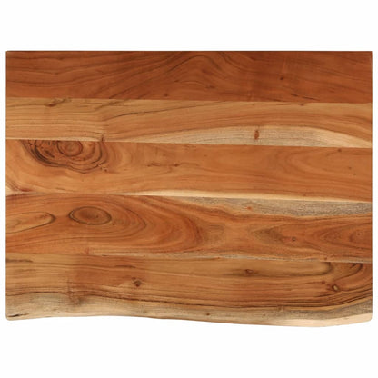vidaXL Bathroom Countertop 80x60x2,5 cm Rectangular Solid Wood Acacia