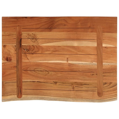 vidaXL Bathroom Countertop 80x60x2.5 cm Rectangular Solid Wood Acacia