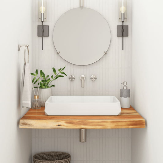 vidaXL Bathroom Countertop 70x60x3,8 cm Rectangular Solid Wood Acacia