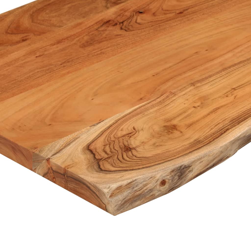 vidaXL Bathroom Countertop 110x60x3,8 cm Rectangular Solid Wood Acacia