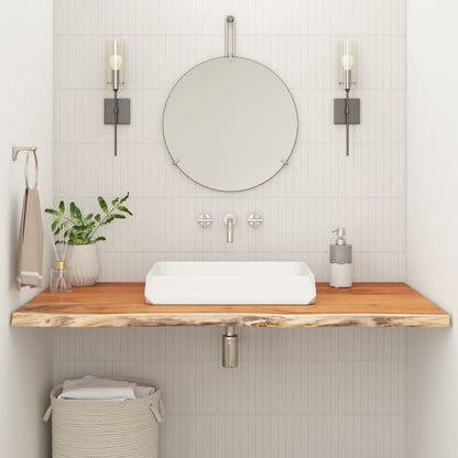 vidaXL Bathroom Countertop 110x60x3,8 cm Rectangular Solid Wood Acacia