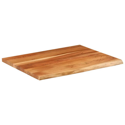 vidaXL Desk Top 90x80x3.8 cm Rectangular Solid Wood Acacia Live Edge