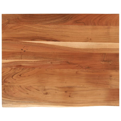 vidaXL Desk Top 110x80x3.8 cm Rectangular Solid Wood Acacia Live Edge