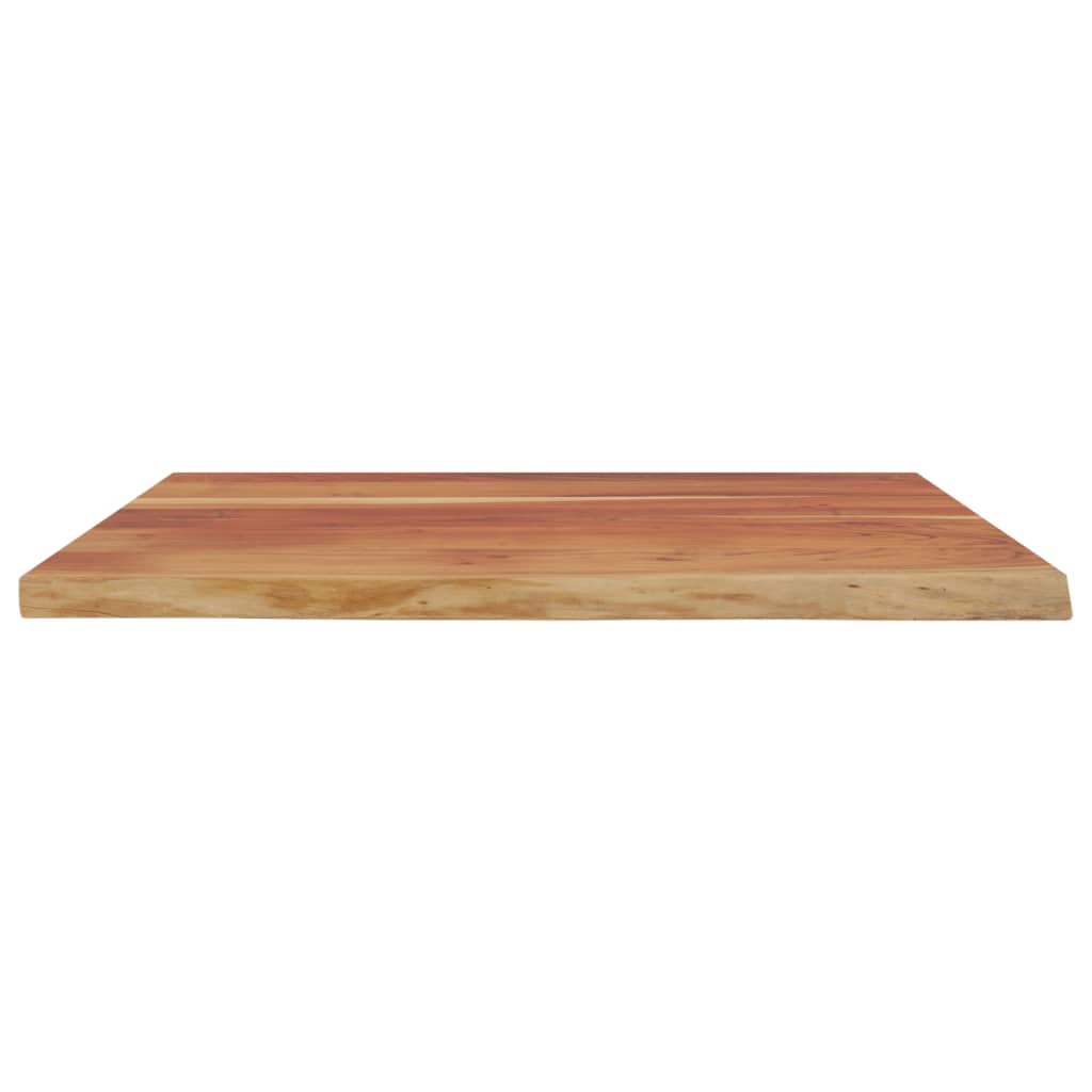 vidaXL Desk Top 110x80x3.8 cm Rectangular Solid Wood Acacia Live Edge