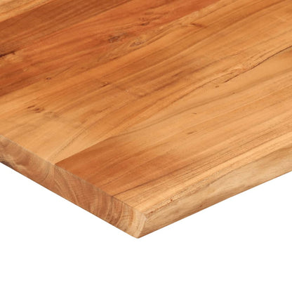 vidaXL Desk Top 110x80x3.8 cm Rectangular Solid Wood Acacia Live Edge