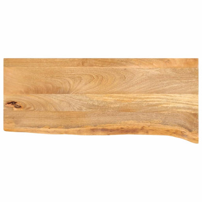 vidaXL Table Top Live Edge 80x20x2,5 cm Solid Wood Mango