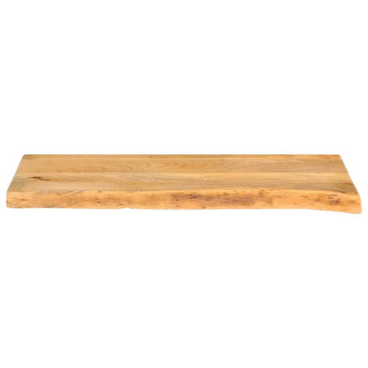vidaXL Table Top Live Edge 80x20x2,5 cm Solid Wood Mango