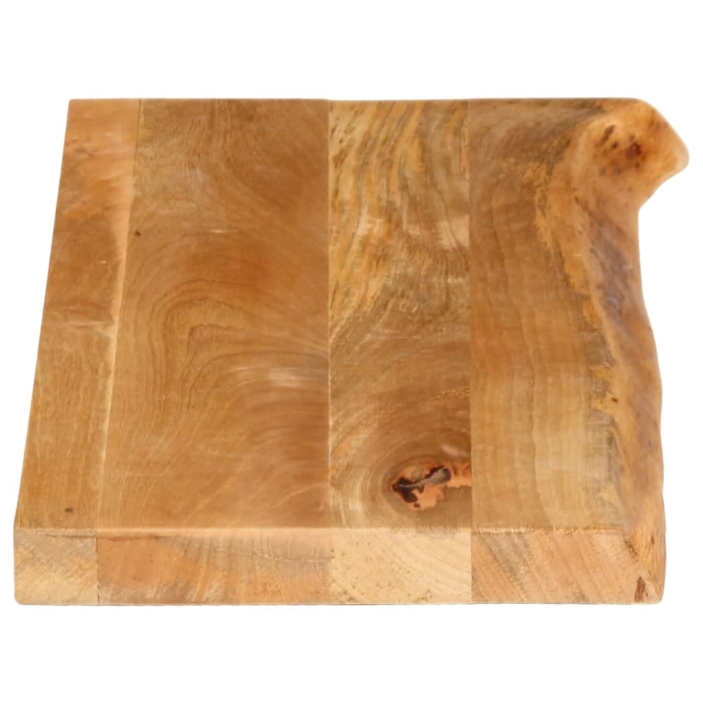 vidaXL Table Top Live Edge 80x20x2,5 cm Solid Wood Mango