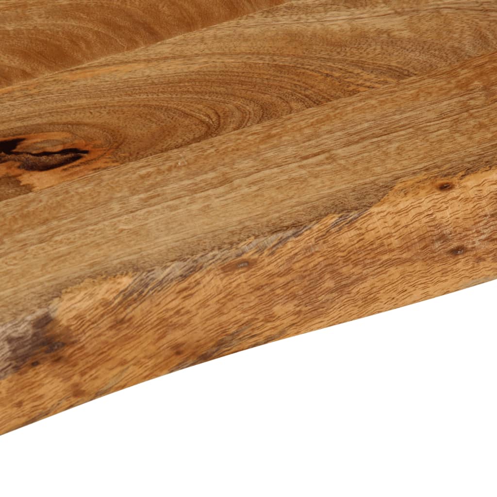 vidaXL Table Top Live Edge 80x20x2,5 cm Solid Wood Mango