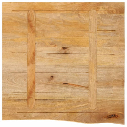 vidaXL Table Top Live Edge 40x40x3.8 cm Solid Wood Mango