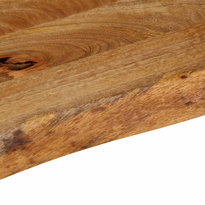 vidaXL Table Top Live Edge 90x40x3.8 cm Solid Wood Mango
