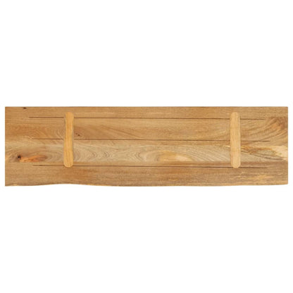 vidaXL Table Top Live Edge 110x40x3.8 cm Solid Wood Mango