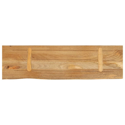 vidaXL Table Top Live Edge 120x40x3.8 cm Solid Wood Mango
