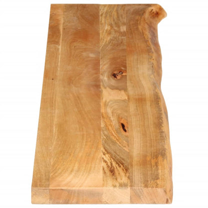 vidaXL Table Top Live Edge 140x40x3.8 cm Solid Wood Mango