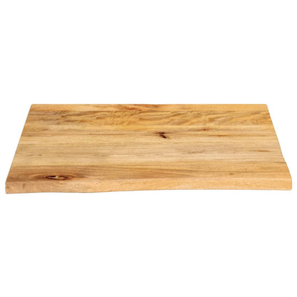 vidaXL Table Top Live Edge 60x60x3.8 cm Solid Wood Mango