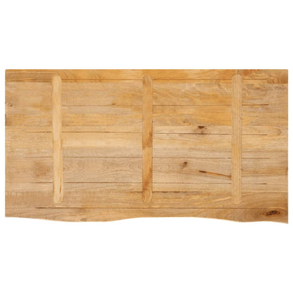 vidaXL Table Top Live Edge 120x60x3.8 cm Solid Wood Mango