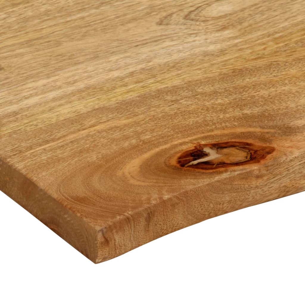 vidaXL Table Top Live Edge 90x80x3.8 cm Solid Wood Mango